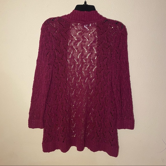 Crochet Knit Cardigan - Picture 3 of 3